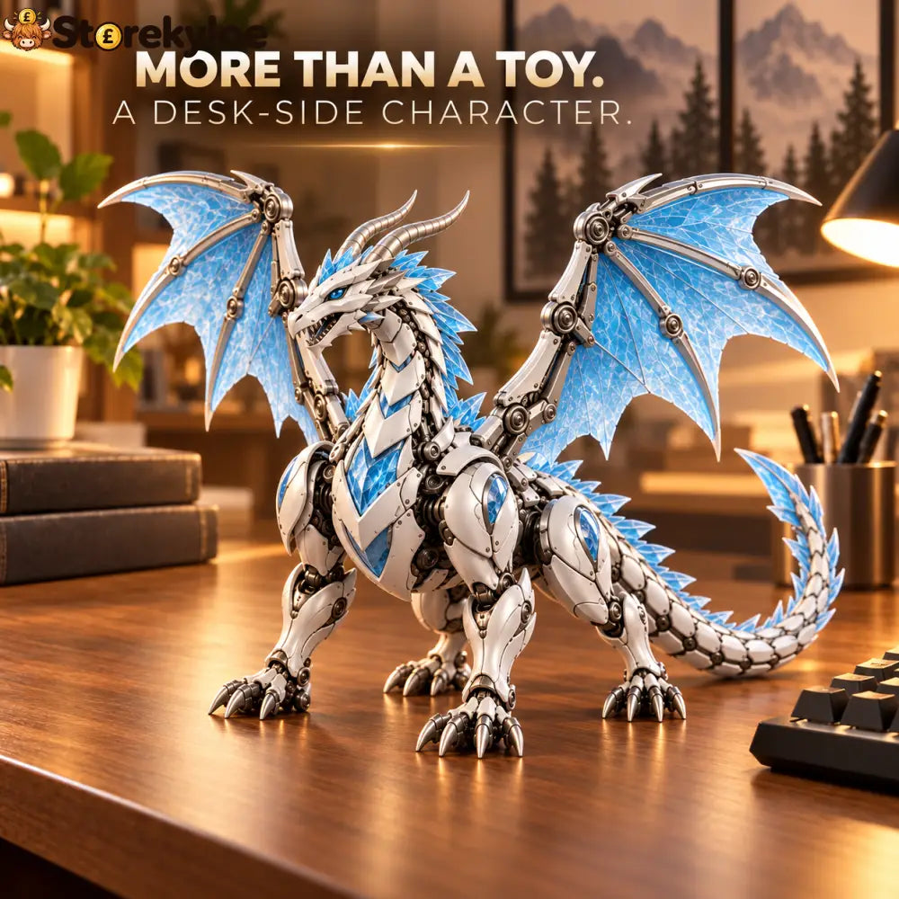 Mythic Beasts – 2-in-1 Transforming Egg Fantasy Figures✨ - Ice Dragon
