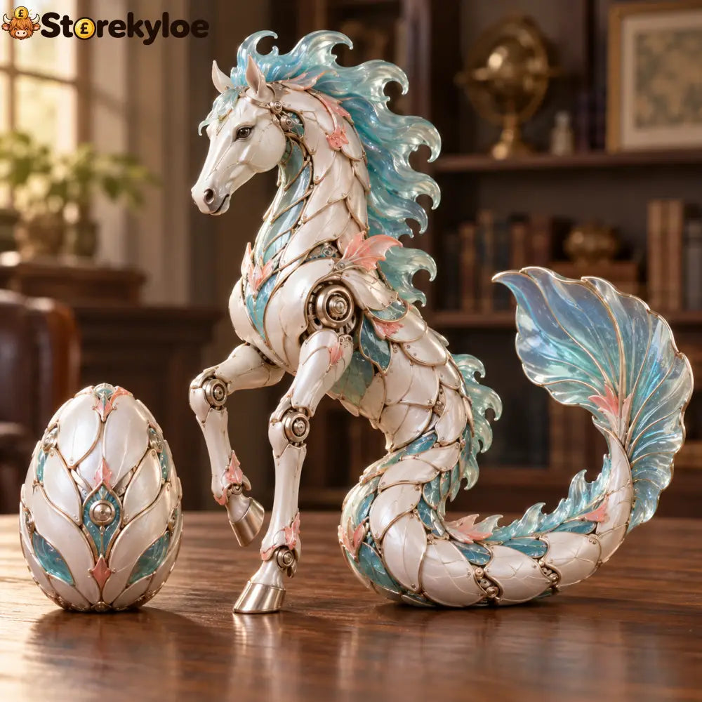 Mythic Beasts – 2-in-1 Transforming Egg Fantasy Figures✨ - Ocean Hippocampus