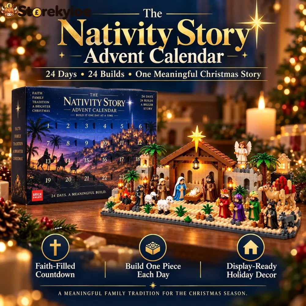 ⛪🎅Nativity Building Advent Calendar | 24 Daily Builds to Create a Complete Christmas Scene✝️