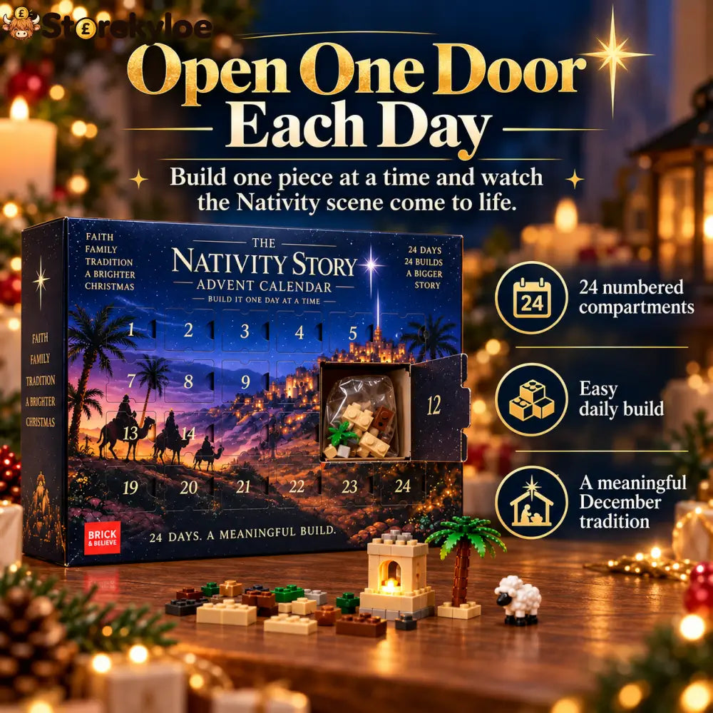 ⛪🎅Nativity Building Advent Calendar | 24 Daily Builds to Create a Complete Christmas Scene✝️
