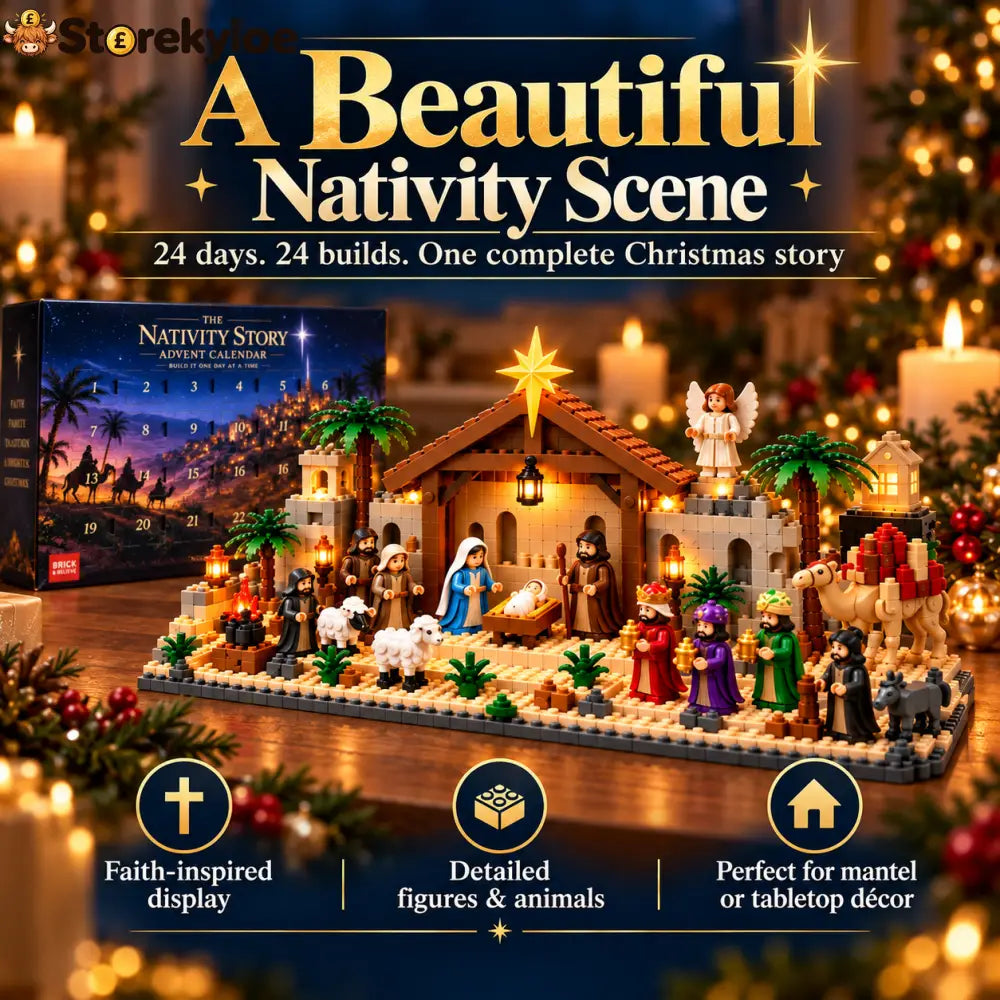 ⛪🎅Nativity Building Advent Calendar | 24 Daily Builds to Create a Complete Christmas Scene✝️