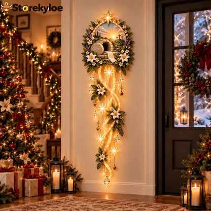 🌟 Nativity Starfall Wall Light – A Meaningful Christmas Glow - 🌅 Resurrection