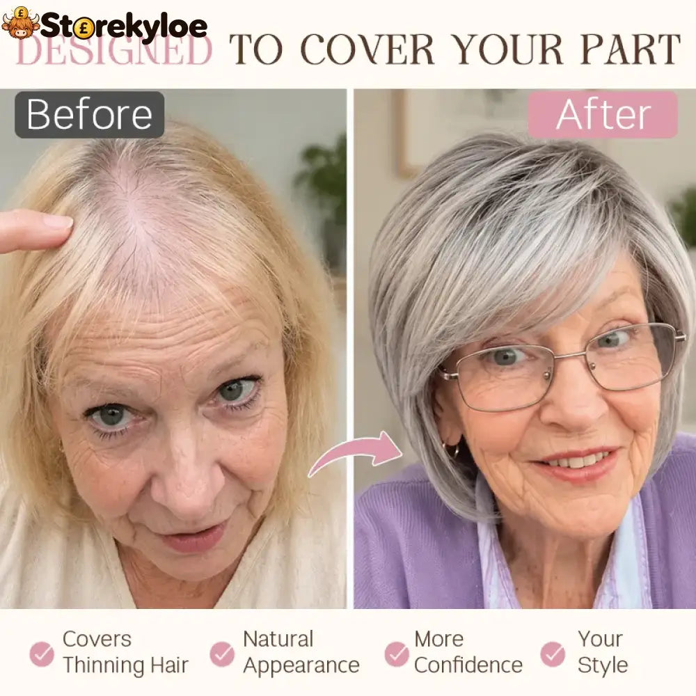 Natural-looking Hair Topper For Women