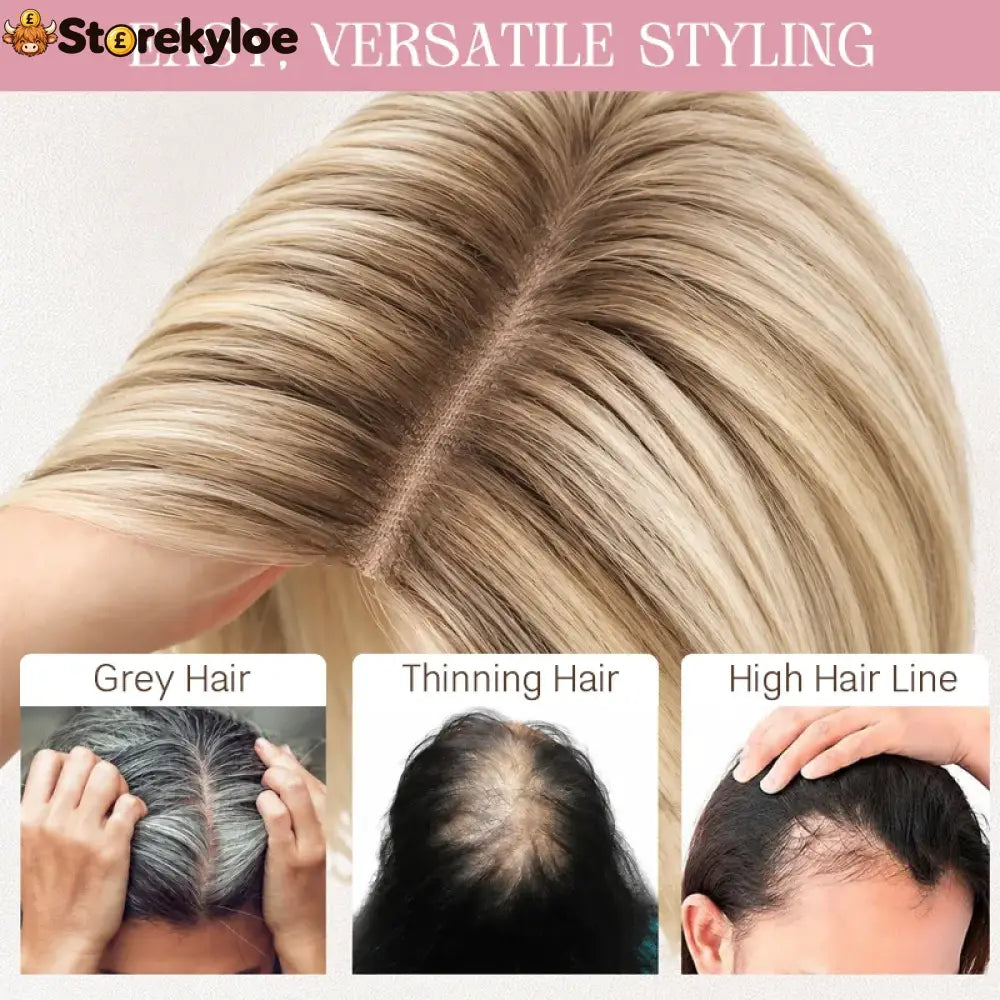 Natural-looking Hair Topper For Women
