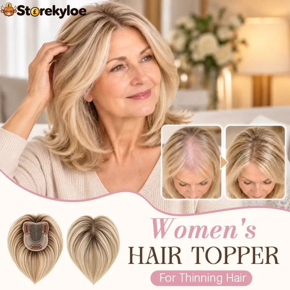 Natural-looking Hair Topper For Women