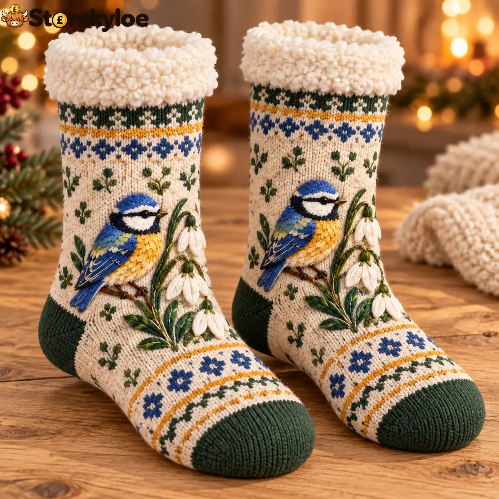 🌿 Nature Story Knit Sock Collection - B