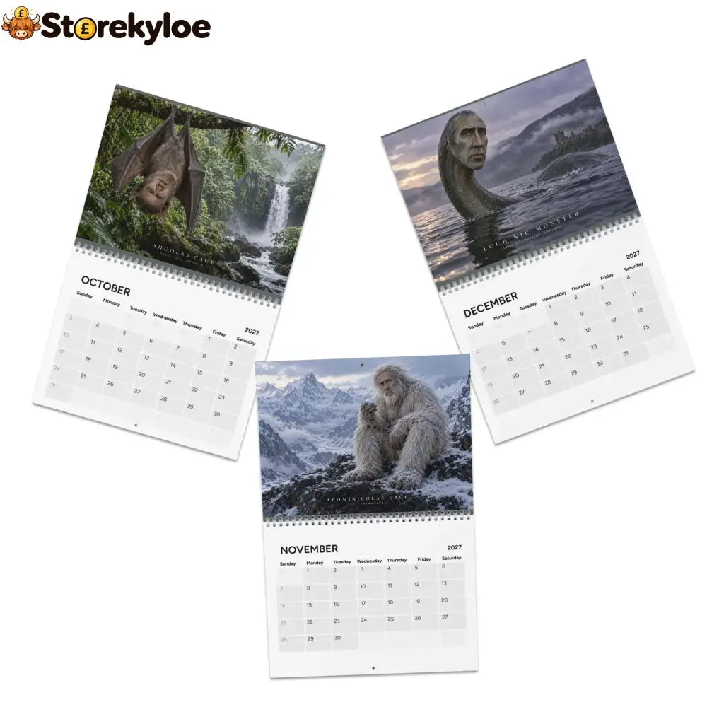 Nic Cryptid 2027 Calendar