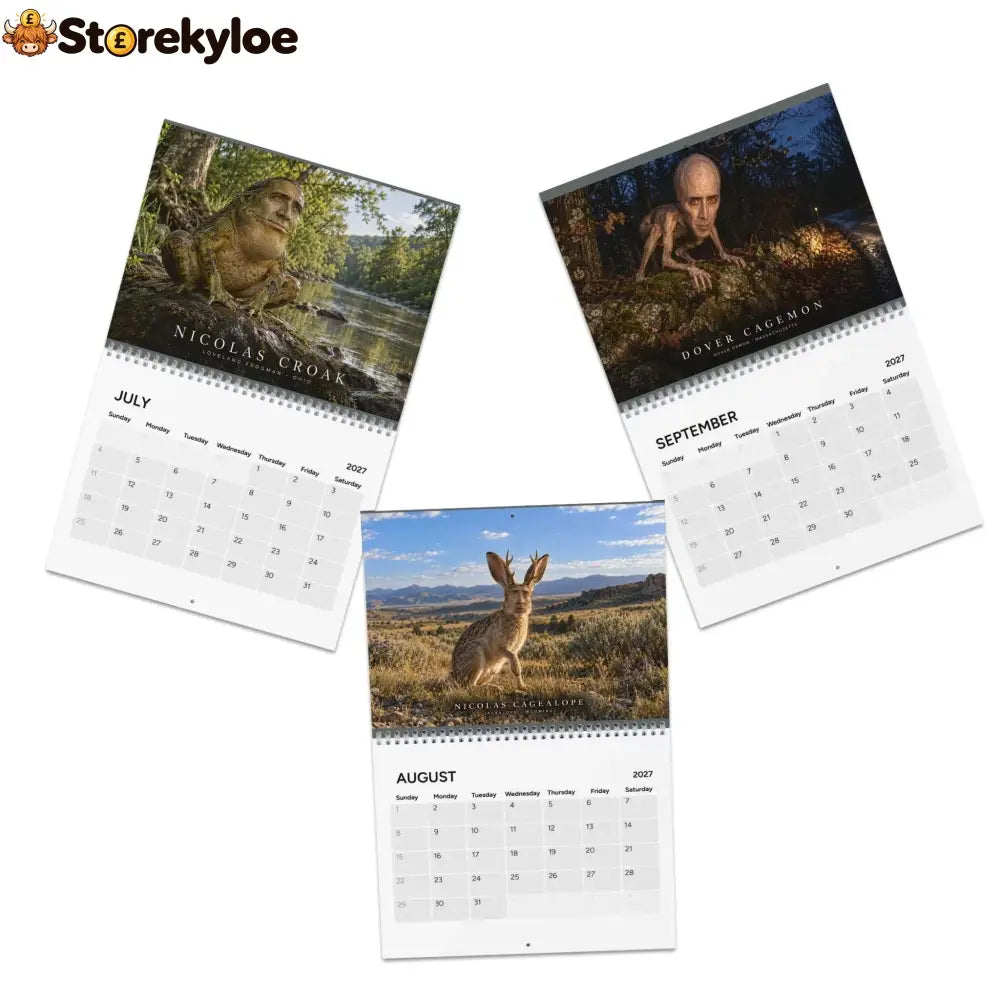 Nic Cryptid 2027 Calendar
