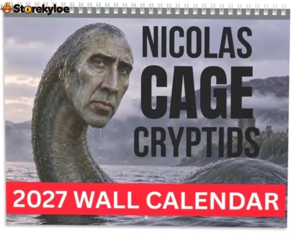 Nic Cryptid 2027 Calendar - Wall Calendar