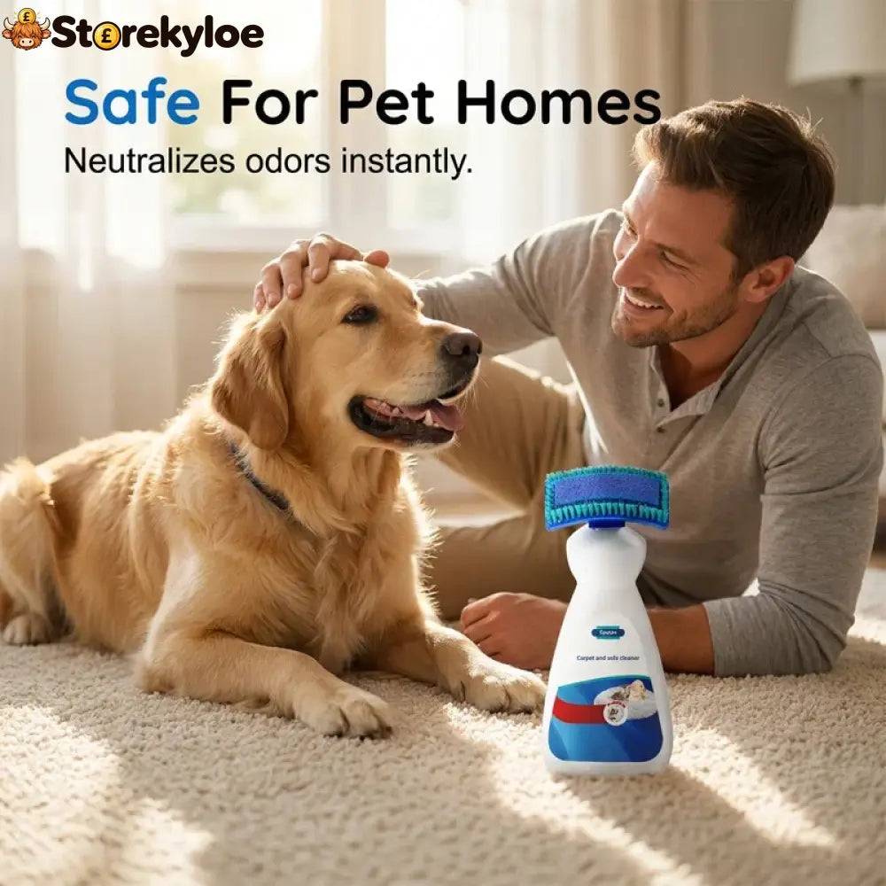 No-Wash Carpet & Sofa Cleaner with Brush - 200ml