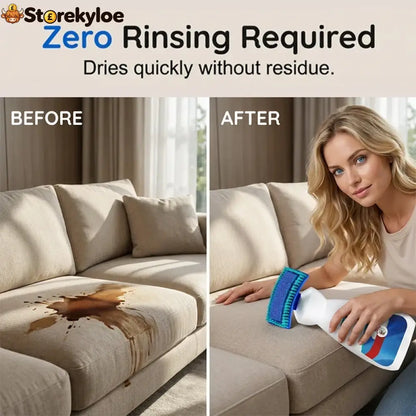 No-Wash Carpet & Sofa Cleaner with Brush - 200ml