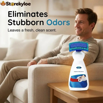 No-Wash Carpet & Sofa Cleaner with Brush - 200ml