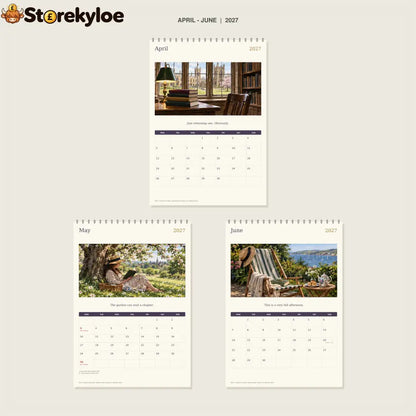 🔥One More Chapter Then Tea - 2027 A4 Wall Calendar