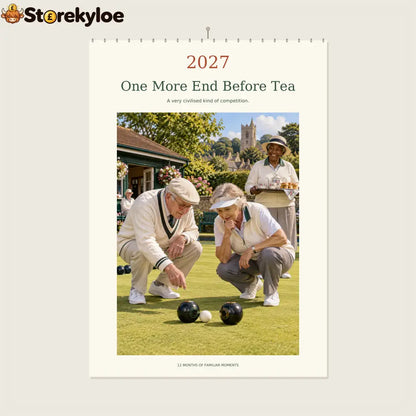 🔥One More End Before Tea - 2027 A4 Wall Calendar