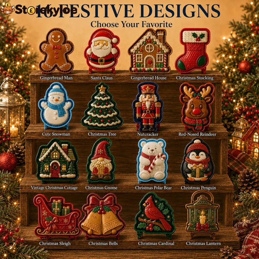 🔥🔥Only $12.99 Last Day Promotion!✨ 🎄16-Design Christmas Mini Pie Mold Collection 🥧 - 🔥All Styles - 16 Pcs(✨Save 62% &