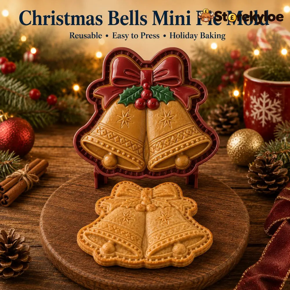 🔥🔥Only $12.99 Last Day Promotion!✨ 🎄16-Design Christmas Mini Pie Mold Collection 🥧 - 🔔 Christmas Bells