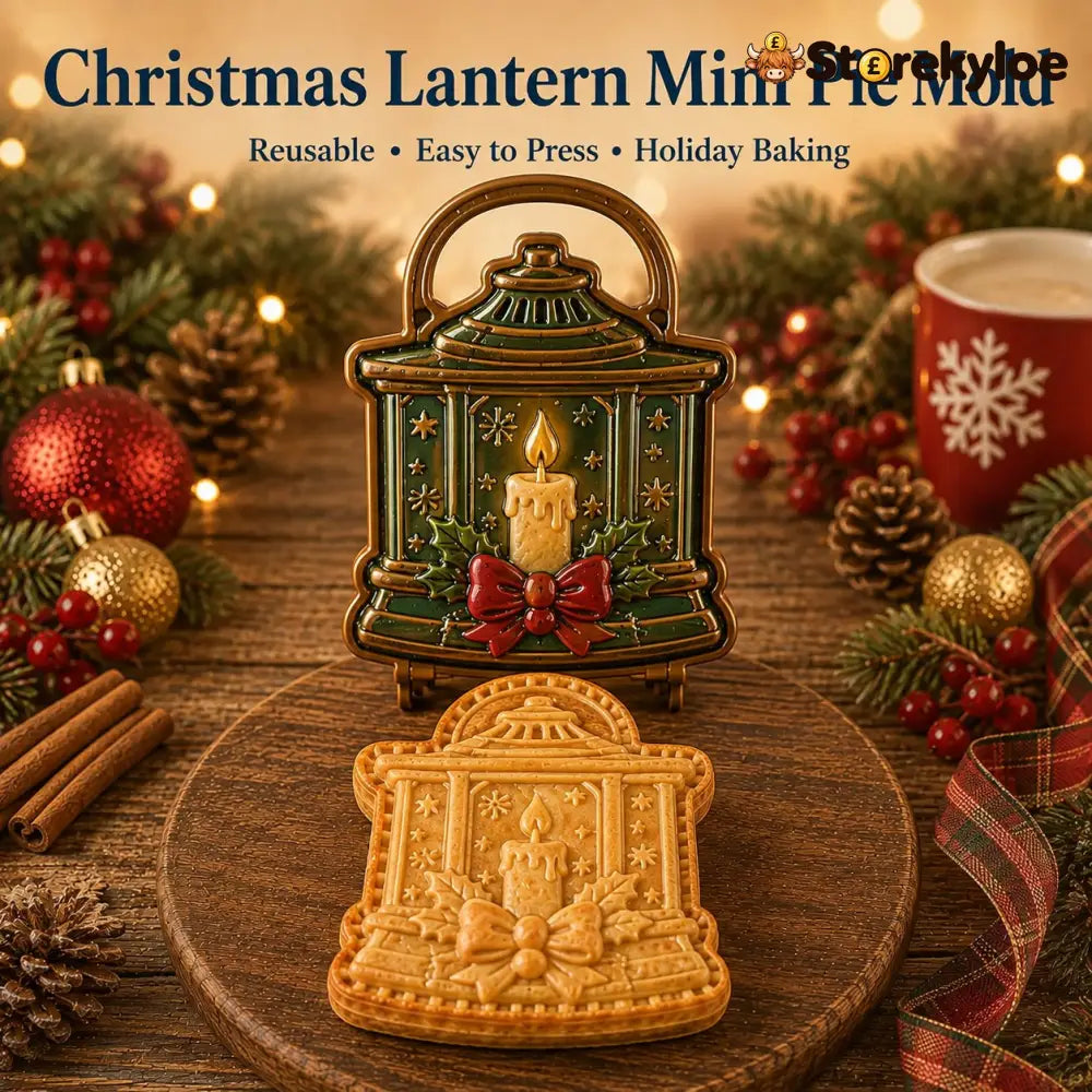🔥🔥Only $12.99 Last Day Promotion!✨ 🎄16-Design Christmas Mini Pie Mold Collection 🥧 - 🏮 Christmas Lantern
