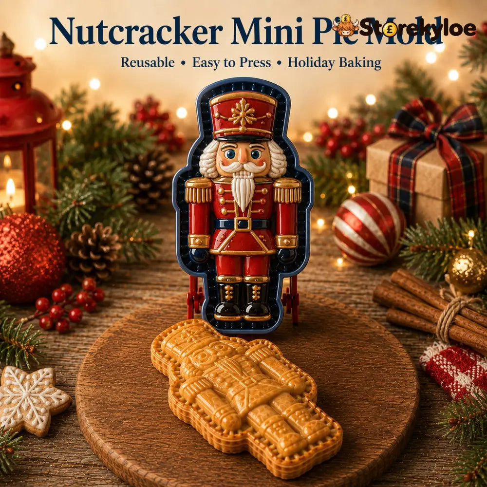 🔥🔥Only $12.99 Last Day Promotion!✨ 🎄16-Design Christmas Mini Pie Mold Collection 🥧 - 👑 Nutcracker