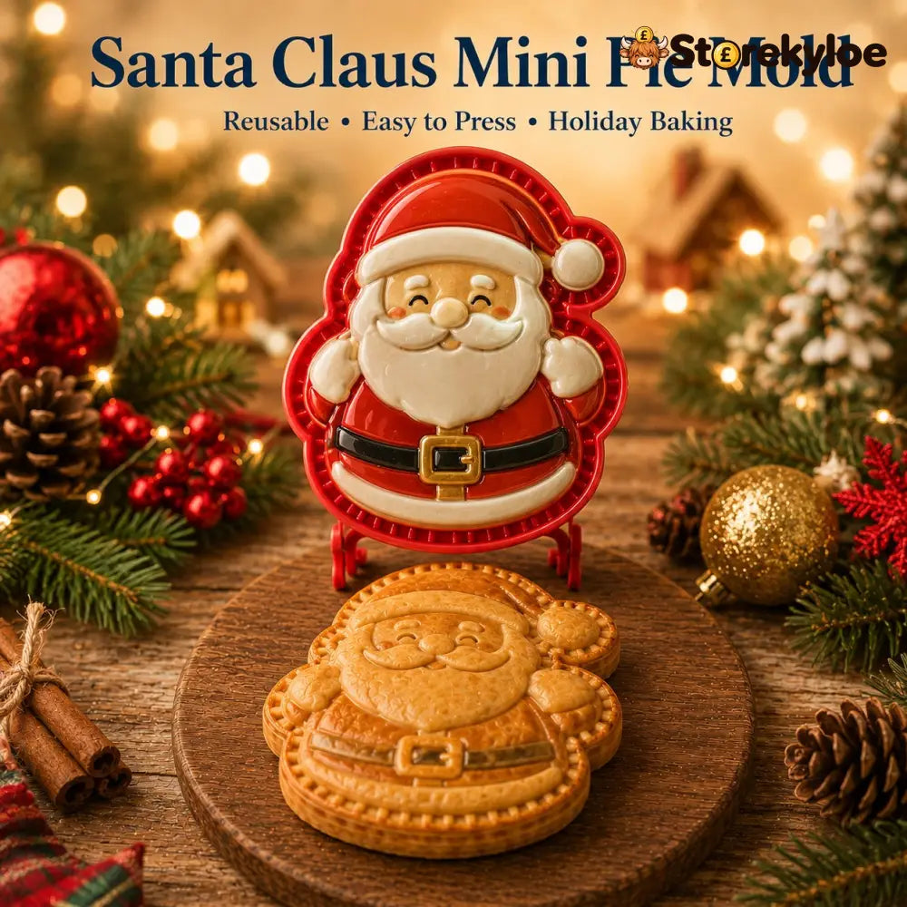 🔥🔥Only $12.99 Last Day Promotion!✨ 🎄16-Design Christmas Mini Pie Mold Collection 🥧 - 🎅 Santa Claus
