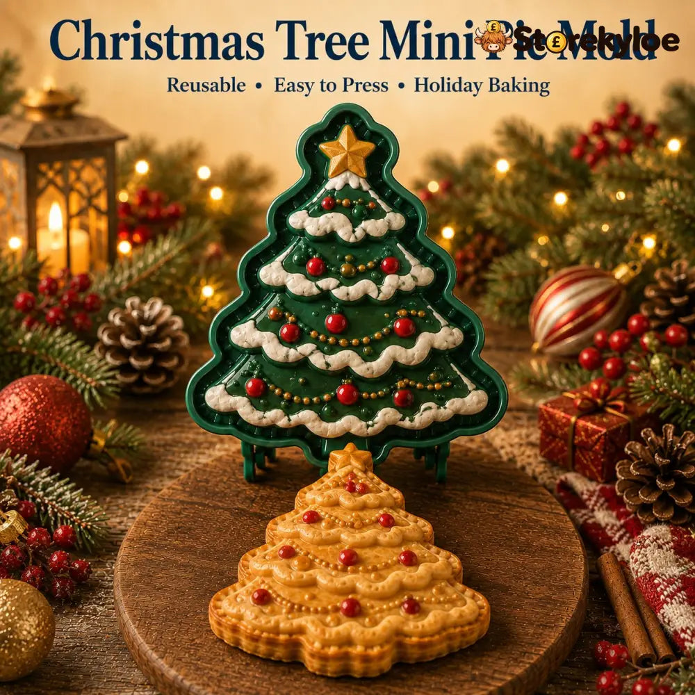 🔥🔥Only $12.99 Last Day Promotion!✨ 🎄16-Design Christmas Mini Pie Mold Collection 🥧 - 🎄 Christmas Tree