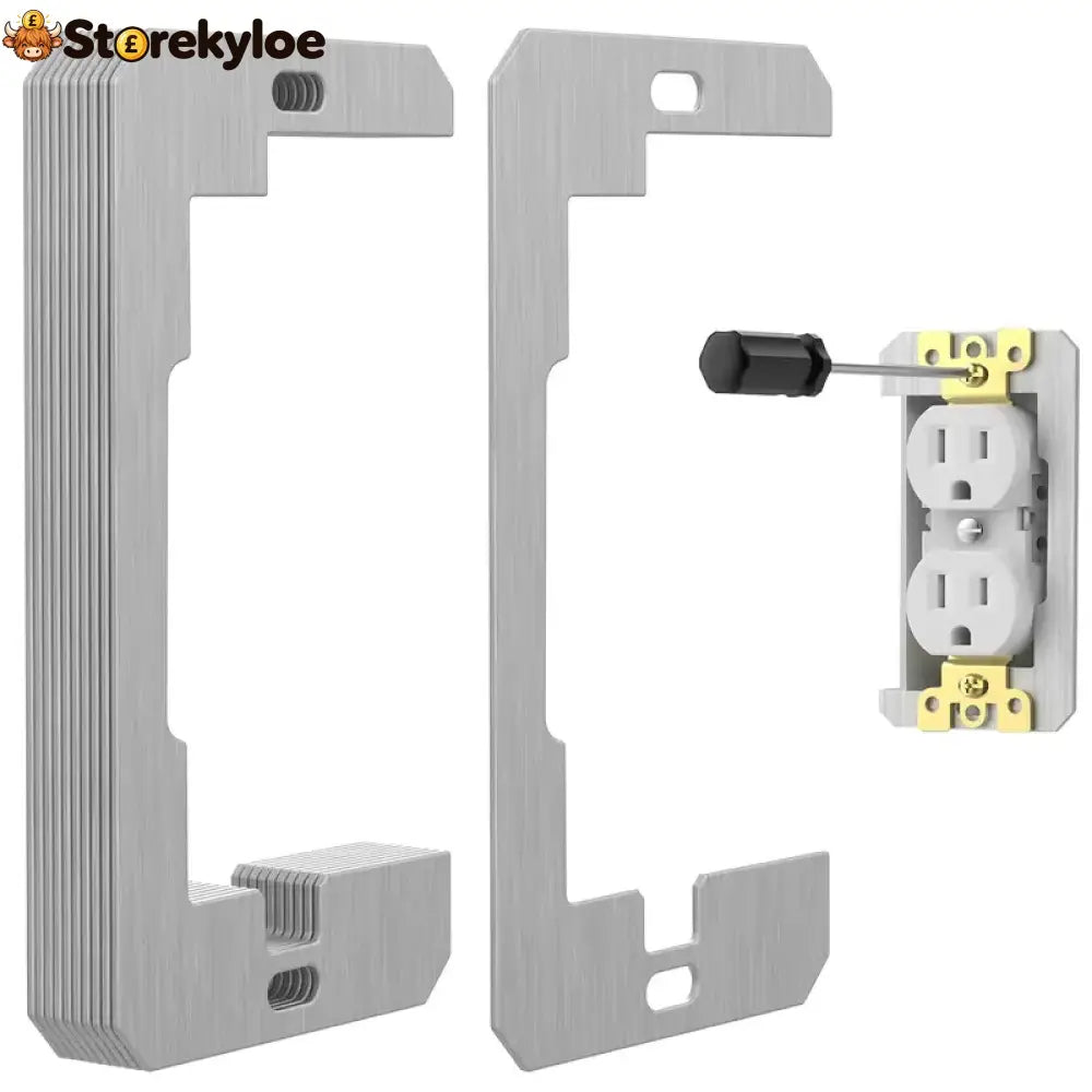 🛠 Outlet Repair Spacers – Easy Fix for Loose Crooked & Recessed Outlets - 10Pcs