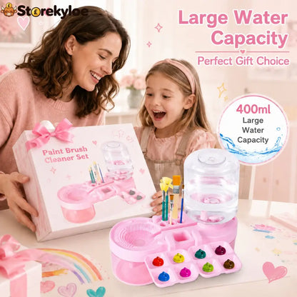 🎨 Paint Brush Cleaner Washer |  Multifunctional Painting Tool 💖 For Artists, Painting Beginners & Studio Creation