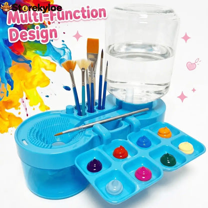 🎨 Paint Brush Cleaner Washer |  Multifunctional Painting Tool 💖 For Artists, Painting Beginners & Studio Creation