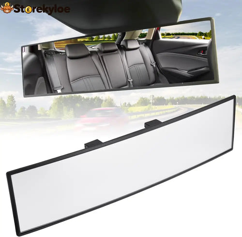 Panoramic Rear View Mirror 12 Inch Wide Angle Clip On Mirror
