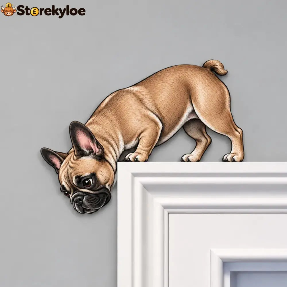 🐶 Peeking Pup Doorway Topper – Playful Dog Accent for Pet-Loving Homes👀