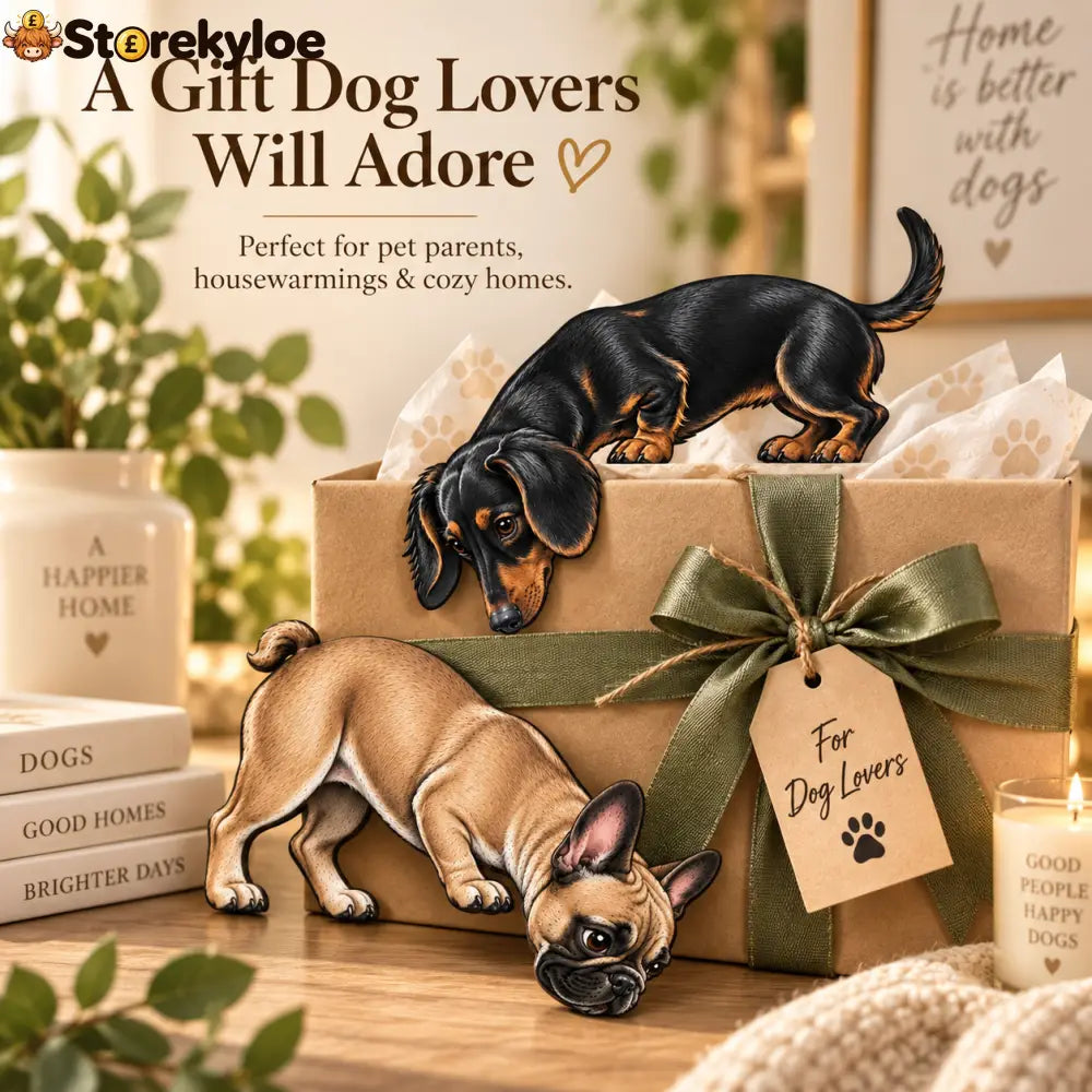 🐶 Peeking Pup Doorway Topper – Playful Dog Accent for Pet-Loving Homes👀