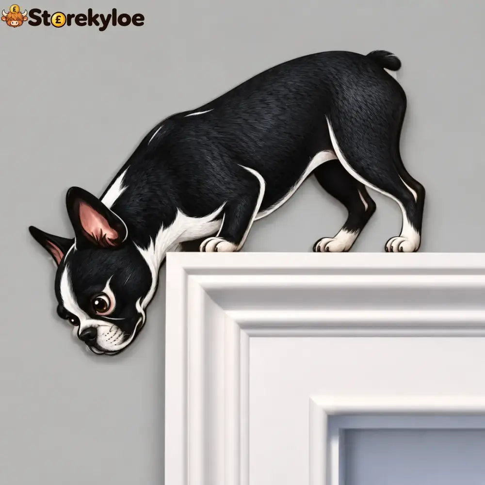 🐶 Peeking Pup Doorway Topper – Playful Dog Accent for Pet-Loving Homes👀