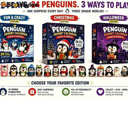 😍Penguin Surprise Advent Calendar（3D）