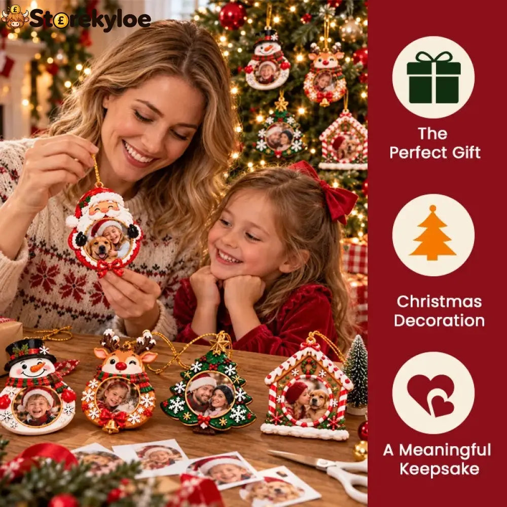 Personalized Christmas Photo Ornament
