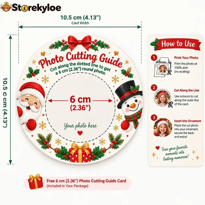 Personalized Christmas Photo Ornament