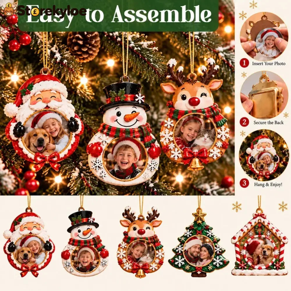 Personalized Christmas Photo Ornament