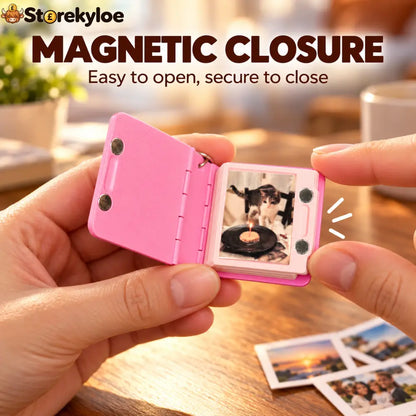 📸 Personalized Mini Photo Book | Custom Memory Keepsake & Keychain