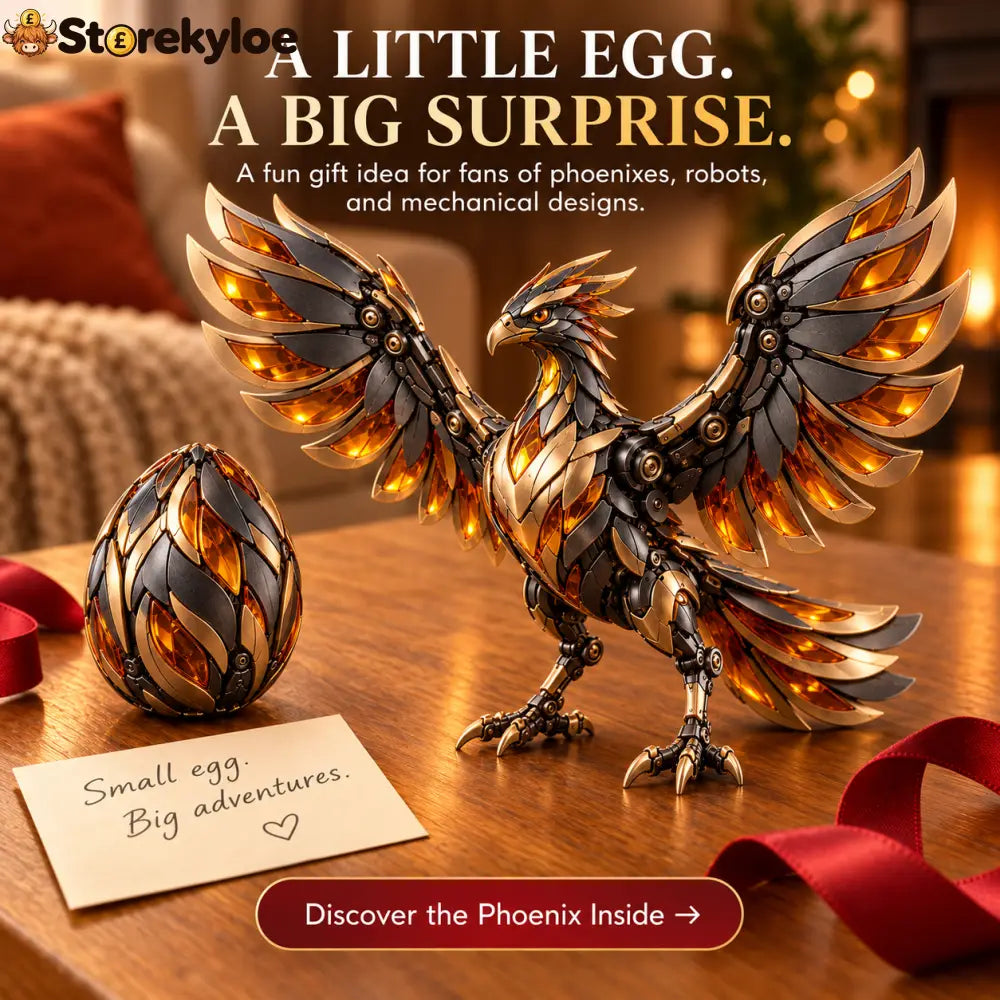 🔥🥚 Phoenixmorph – Egg To Phoenix Transforming Mechanical Figure - 1