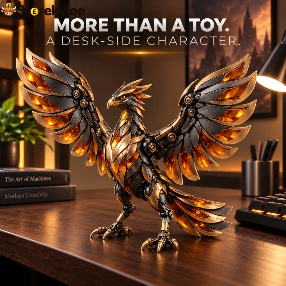 🔥🥚 Phoenixmorph – Egg To Phoenix Transforming Mechanical Figure - 1