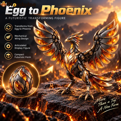 🔥🥚 Phoenixmorph – Egg To Phoenix Transforming Mechanical Figure - 1