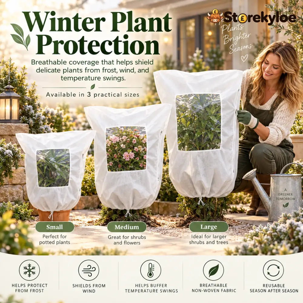 Plant Frost Cover Nonwoven Reusable Warm Shrubs Blanket - Plant Frost Cover