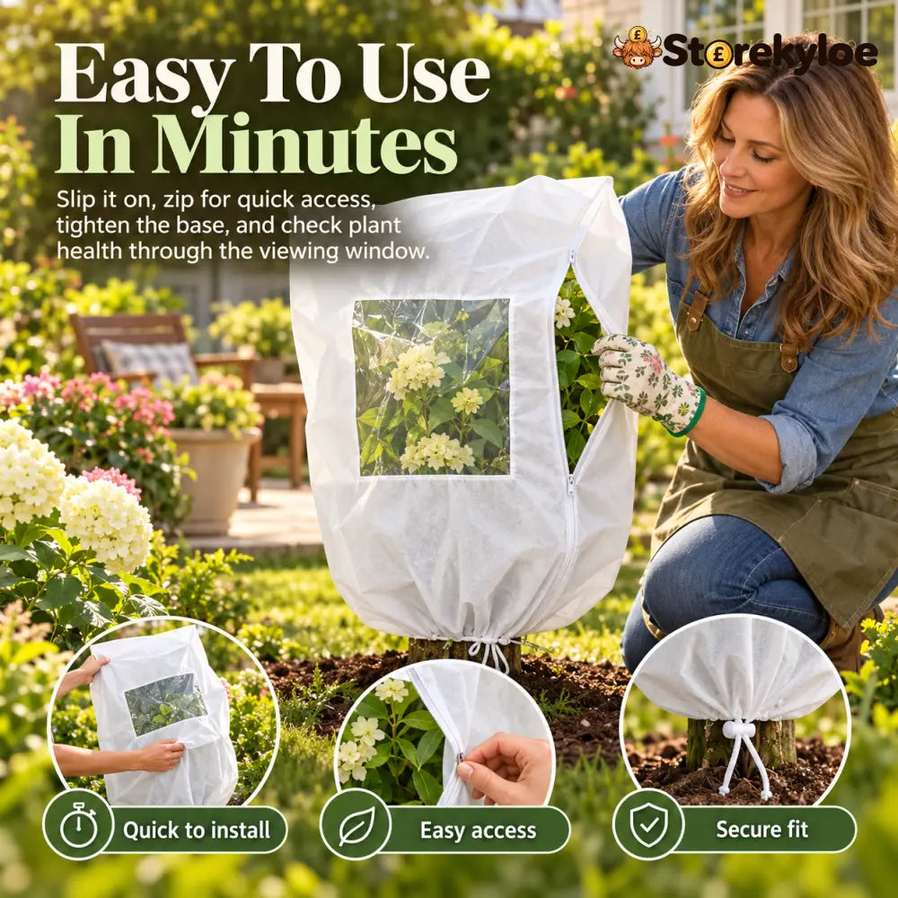 Plant Frost Cover Nonwoven Reusable Warm Shrubs Blanket - Plant Frost Cover