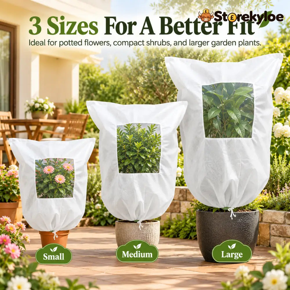Plant Frost Cover Nonwoven Reusable Warm Shrubs Blanket - Plant Frost Cover