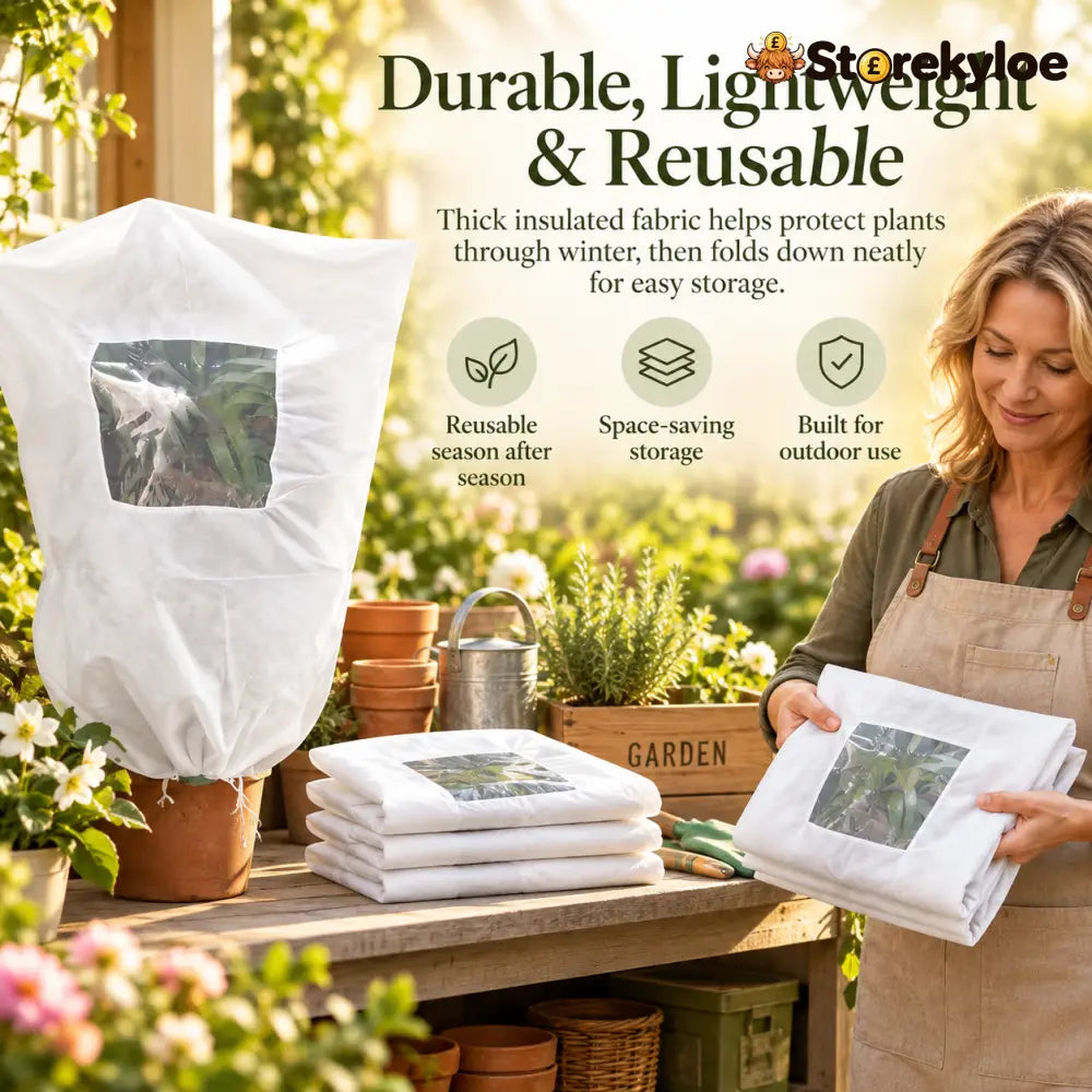 Plant Frost Cover Nonwoven Reusable Warm Shrubs Blanket - Plant Frost Cover