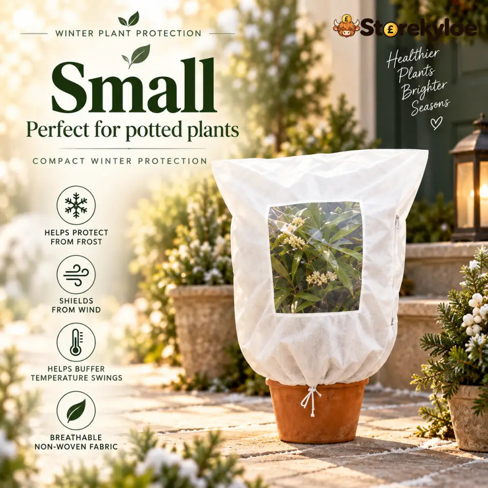 Plant Frost Cover Nonwoven Reusable Warm Shrubs Blanket - Small - Plant Frost Cover