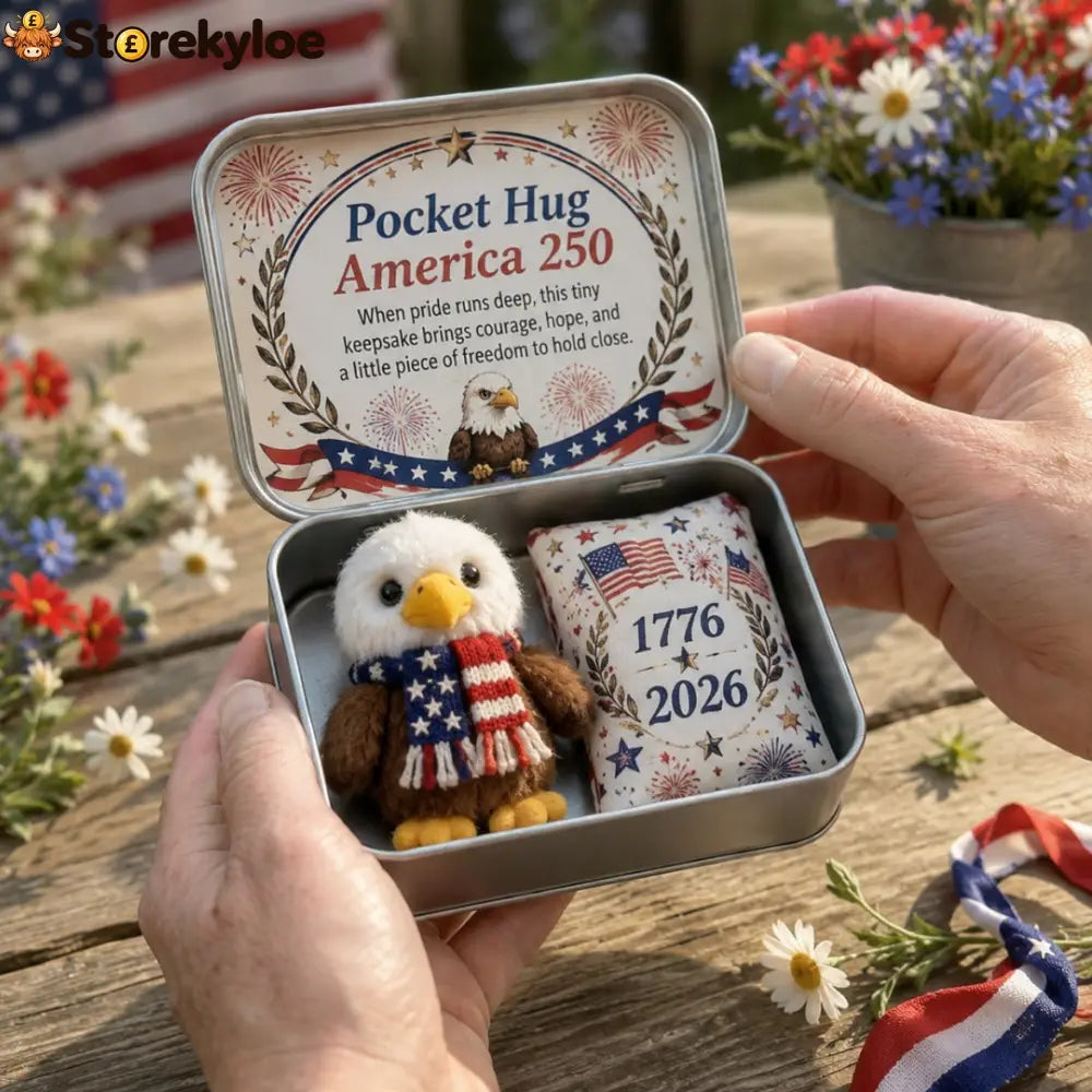 Pocket Hug Mini Plush Animal Gift Box - 🦅 Eagle