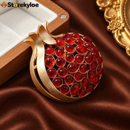 🍎pomegranate Brooch | Carry Blessings & Prosperity - 🍎Pomegranate Brooch