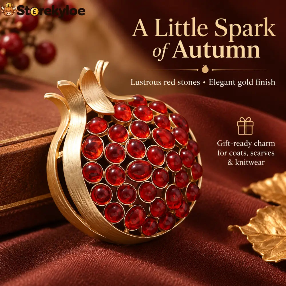 🍎pomegranate Brooch | Carry Blessings & Prosperity - 🍎Pomegranate Brooch