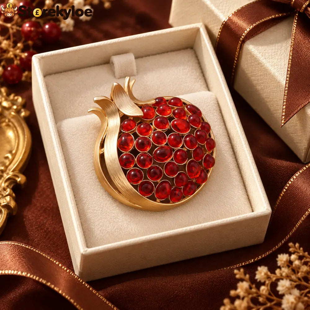 🍎pomegranate Brooch | Carry Blessings & Prosperity - 🍎Pomegranate Brooch