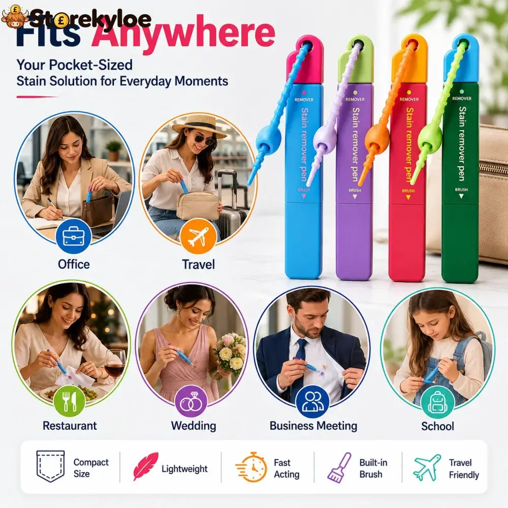 Portable Instant Stain Remover Pen For Clothes