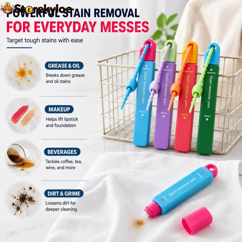 Portable Instant Stain Remover Pen For Clothes